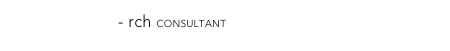 RCHeritage - rch CONSULTANT